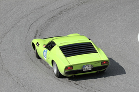 Bild Lamborghini Miura P400 (1968) - bei der Überquerung des Flüelapasses an der Passione Engadina 2019