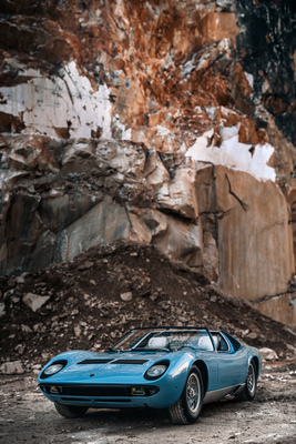 Lamborghini Miura P400 Roadster (1968) - die offene Variante