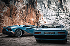 Image: Lamborghini Miura P400 Roadster (1968) - together with the one-off Lamborghini Aventador LP 780-4 Ultimae of 2022