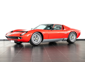Lamborghini Miura P400 S By Bertone (1969) - als Lot 180 angeboten an der RM/Sotheby's Versteigerung von Paris am 1. Februar 2023