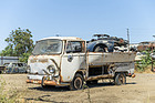 Lamborghini Miura P400 S (Front Clip Only) with 1969 Volkswagen Type 2 Single-Cab Pickup (1968) - als Lot 272 an der RM/Sotheby’s "The Junkyard - The Rudi Klein Collection" Versteigerung 2024