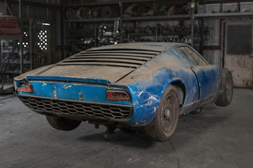 Lamborghini Miura P400 S by Bertone (1969) - as lot 300 at the RM/Sotheby's "The Junkyard - The Rudi Klein Collection" auction 2024