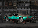 Image: Lamborghini Miura P400 by Bertone (1968) - as lot 303 at the RM/Sotheby's "The Junkyard - The Rudi Klein Collection" auction 2024
