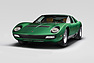 Lamborghini Miura SV (1971) - Aussen grün, innen braun - eine der besten Farbkombinationen (© Lamborghini Presse, 2021) Lamborghini Miura SV (1971) - Aussen grün, innen braun - eine der besten Farbkombinationen (© Lamborghini Presse, 2021)