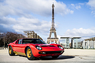 Bild: Lamborghini Miura SV (1971) - Feurig roter Miura SV in Paris