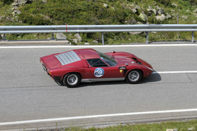 Lamborghini Miura SVJ (1972) - bei der Überquerung des Flüelapasses an der Passione Engadina 2019