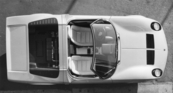 Lamborghini Miura Spider (1968) - Blick aus der Vogelperspektive