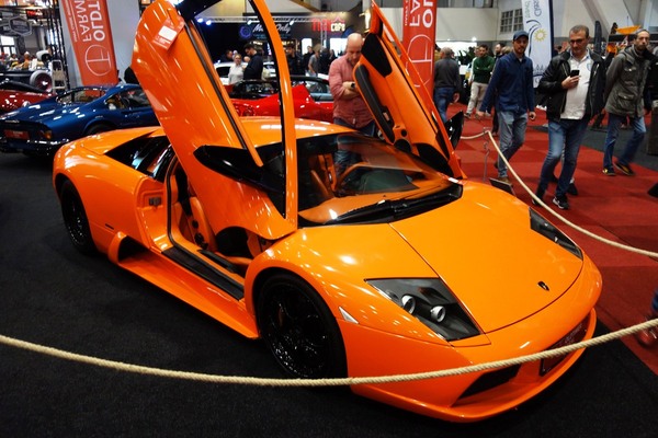 Lamborghini Murcielago (2004) – noch nicht ganz ein Youngtimer – Interclassics Classic Car Show Brüssel 2023