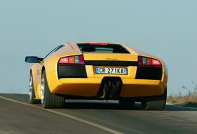 Lamborghini Murciélago LP 640 (2006) - Grosse Wabengitter am Heck
