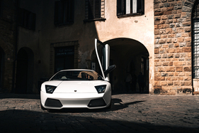 Lamborghini Murciélago LP640 Versace (2006) - Mit offener Flügeltüre Lamborghini Murciélago LP640 Versace (2006) - Mit offener Flügeltüre