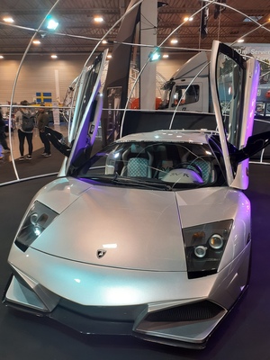 Lamborghini Murciélago SV R mit den charakteristischen Türen - Essen Motor Show 2022