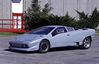 Bild: Lamborghini Prototyp P132 (1985) – Für einheitliche Felgen hat's beim Prototyp wohl nicht gereicht