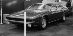 Lamborghini Quattroporte Frua (1980) - der erste viertürige Lambo als Studie in Form einer wirklich langgestreckten Berlina - Genfer Autosalon 1980