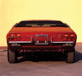 Lamborghini Urraco (1973) - kantiges Heckdesign aus der Bertone-Küche