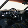 Lamborghini Urraco (1973) - weit aussen angeordnete Hauptinstrumente, nicht die ergonomischste Lösung