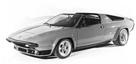 Lamborghini Urraco Silhouette (1976) - Seitenansicht, links
