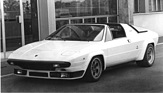 Lamborghini Urraco Silhouette (1977) - mit Targadach und modifizierter Karosserie sowie den Rädern der Studie Bravo