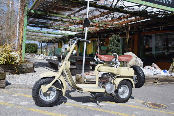 Lambretta 125 C (1952) - als Lot 19 an der Versteigerung der Oldtimer Galerie Toffen am 20. Oktoberl 2018
