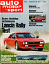 Lancia 037 Rally (1982) - auf dem Titelblatt von "Auto Motor Sport"