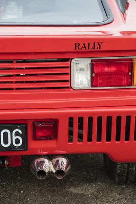 Lancia 037 Rally (1982) - aufwändige Schalldämpfung