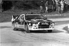 Lancia 037 Rally (1982) - im Rallye-Einsatz im Jahr 1986