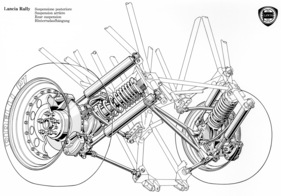 Lancia 037 Rally (1983) - Hinterradaufhängung