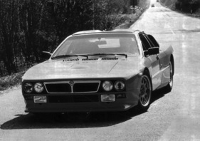 Lancia 037 Rally (1983) - bei Testfahrten