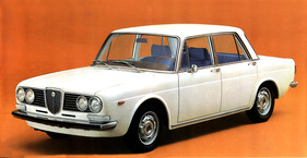 Lancia 2000 (1972) - elegante Reiselimousine - Abbildung aus Verkaufsprospekt