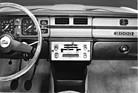 Lancia 2000 (1972) - rechteckige Instrumente als Design-Detail
