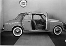 Lancia Appia (1956) - nut gegenläufig öffnenden Türen und ohne Pfosten - Genfer Autosalon 1956