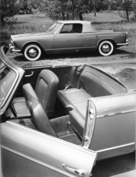 Lancia Appia Cabriolet (1958) - Interieur mit vier Sitzen
