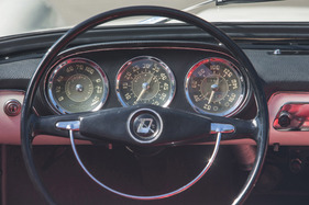 Lancia Appia Convertibile (1959) - riesige Ziffern für die Instrumente, die Ablesbarkeit könnte aber besser sein