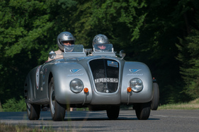 Lancia Aprilia Barchetta (1938) am Solitude Revival 2015 in der Gruppe «Vorkriegsrennwagen»