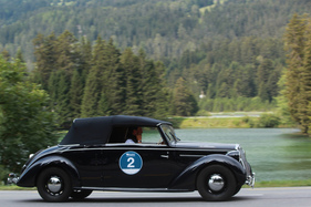 Lancia Aprilia Cabriolet Pinin Farina (1938) - an der Passione Engadina 2020 Lancia Aprilia Cabriolet Pinin Farina (1938) - an der Passione Engadina 2020