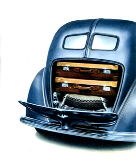 Lancia Ardea (1948) - erst aber der zweiten Serie gab es einen von aussen zugänglichen Kofferraum