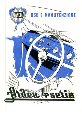 Lancia Ardea (1950) - erste Seite des Handbuchs der Serie 4