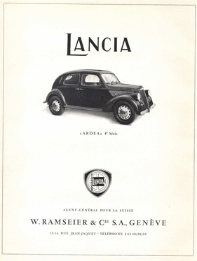 Lancia Ardea 4. Serie (1950) - Werbung aus dem Jahre 1950