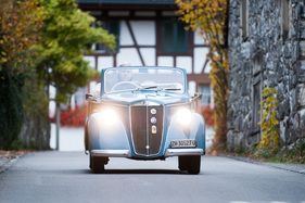 Lancia Ardea Cabriolet (1945) - der Luftzug hält sich bis 60 km/h in Grenzen