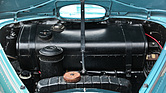 Lancia Ardea Cabriolet (1945) - grosser Tank zwischen Motor und Besatzung