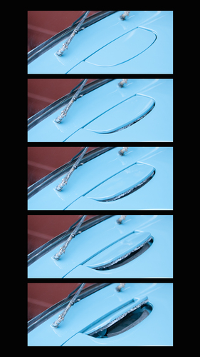 Lancia Ardea Cabriolet (1945) - manuell zu öffnende Lüftungsklappe