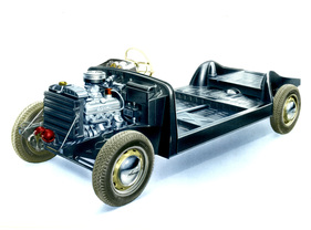 Lancia Aurelia (1950) - Autotelaio - selbsttragendes Chassis für Spezialkarosserien