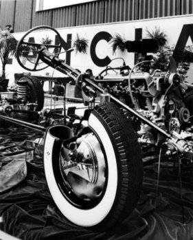 Lancia Aurelia (1953) - Fahrgestell und Technik am Autosalon