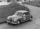 Lancia Aurelia (1953) - am Bergrennen Kandersteg-Mitholz 1955, Fahrer Albert Kyburz, Schweizermeister