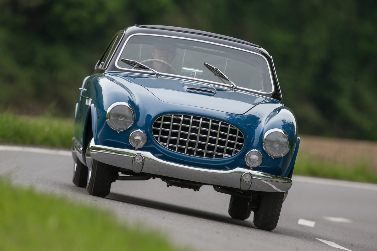 Lancia Aurelia 2000 B52 Vignale Coupé (1952) - das Michelotti-Coupé bei der Kurvenfahrt