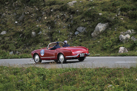 Lancia Aurelia B24 Spider America (1955) - bei der Überquerung des Flüelapasses an der Passione Engadina 2019