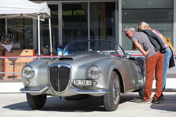 Bild Lancia Aurelia B24S America (1952) - der offene Lancia interessiert - Dolder Classics September 2018