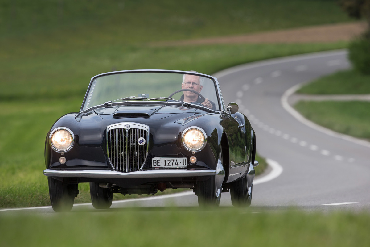Lancia Aurelia B24S Convertibile (1956) - viel besser kann die Rundumsicht gar nicht sein