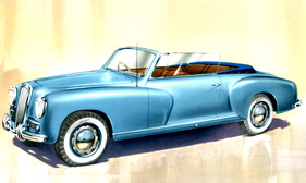 Lancia Aurelia Cabriolet Pinin Farina (1950) - auf dem selbsttragenden Chassis