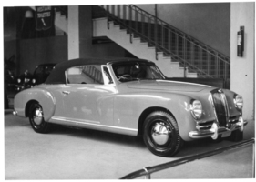 Lancia Aurelia Cabriolet Pinin Farina (1952) - elegantes Cabriolet am Genfer Autosalon 1952 oder 1953