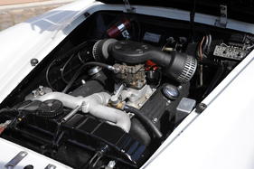 Lancia Aurelia GT 2500 Spider (1955) - Blick in den Motorraum mit dem V6